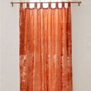 Urban Outfitters crushed velvet curtain